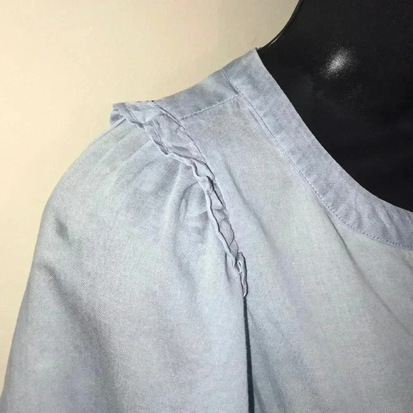 Ann Taylor Loft Chambray Shirt Dress Size XSP - Picture 4 of 5